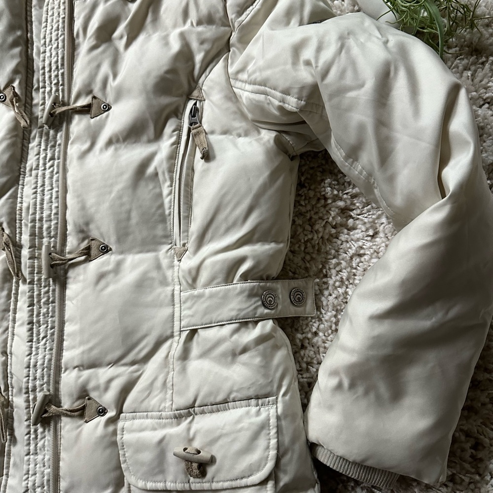 Outventure active wear puffer long cream cute winter women’s long trendi… - Picture 8 of 9